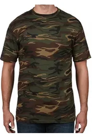 Anvil Rundhalsshirt Camouflage / Tarn Herren T-Shirt S