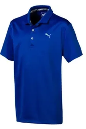 PUMA Poloshirt Golf Polo Essential Blau Junior 128