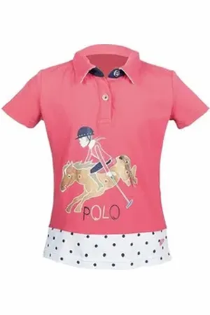 Hkm Poloshirt -Santa Fe- himbeer 98/104 rosa