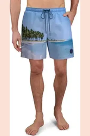 Ceceba Badehose Herren Badehose blau Motivprint (1-St) blau 14