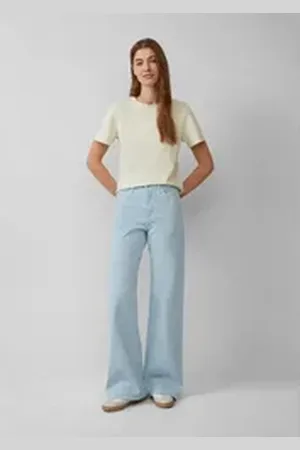 QS by s.Oliver 5-Pocket-Jeans Jeans Suri / Regular Fit / High Rise / Wide Leg blau 44/30