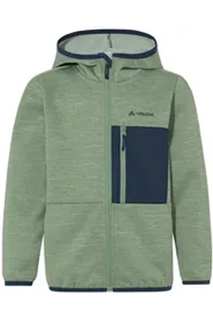 Vaude Outdoorjacke Kids Kikimora Jacket (1-St) leichte Kinder Fleecejacke für Alltag und Freizeit rot hüftlang | 122/128