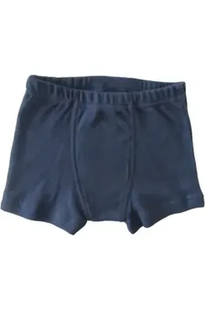 Hermko Boxer 2900 Jungen Pant 100% Bio-Baumwolle vom deutschen Hersteller blau 128