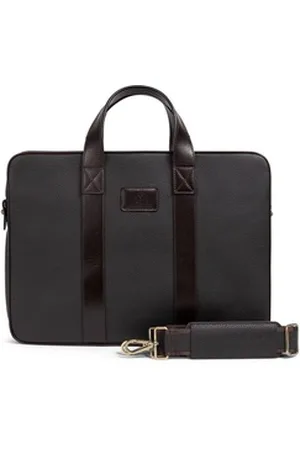 Indumentum Umhängetasche Herren Business Ledertasche IT-100 braun