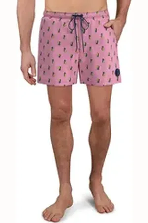 Ceceba Badehose Herren Badehose rot bedruckt (1-St) rot 4