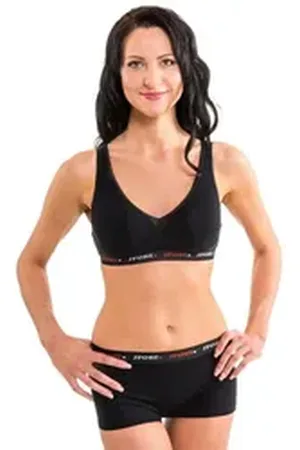Hermko Bustier 5420 2er Pack Damen Bustier mit schönem Bund schwarz 40/42 (M)