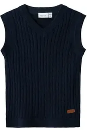 NAME IT Pullunder NMMFASUNE KNIT SLIPOVER blau 98