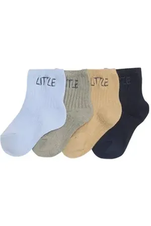 Vertbaudet Socken 4er-Pack Baby Socken LITTLE 4er-Pack blau 19/22