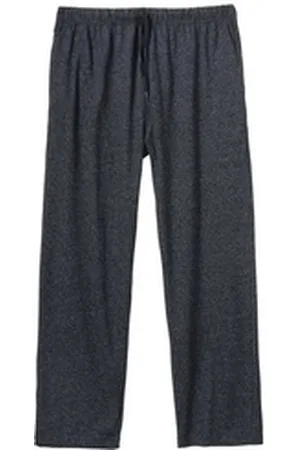 Adamo Homewearhose leichte Homewear-Hose blau melange Übergröße blau 6XL