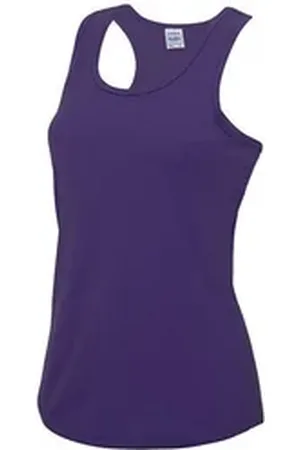 Just Cool Trainingsshirt Girlie Cool Tank Top Sport T-Shirt + WRAP zertifiziert XXL