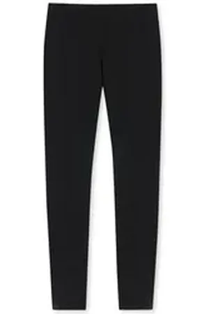 Schiesser Leggings Fresh Vibe Blickdicht thermo-Leggins lange schwarz 176