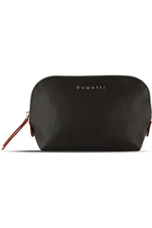 Bugatti Kosmetiktasche Ella, Polyurethan blau|braun