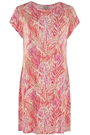 HAJO Sommerkleid Damen Kleid Multicolourprint orange 42