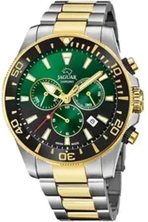 Jaguar Chronograph Executive J862/5, Armbanduhr, Quarzuhr, Herrenuhr, Saphirglas, Stoppfunktion, Swiss Made silberfarben