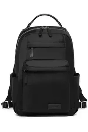 MISS LULÙ Rucksack Stylischer Damen-Rucksack mit Laptopfach, Taschen & Trolleyband schwarz