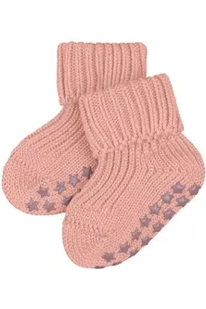 Falke Haussocken Cotton Catspads (1-Paar) mit rutschhemmendem Noppendruck rosa 62-68