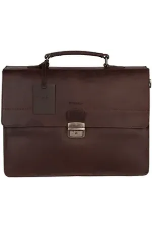 Burkely Aktentasche Vintage braun