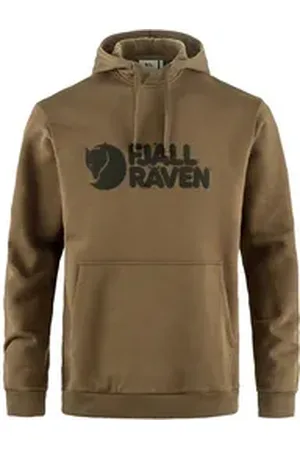 Fjällräven Sweatshirt Hoodie Logo braun XL