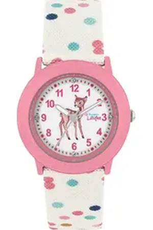 Prinzessin Lillifee Quarzuhr 2038624, Armbanduhr, Kinderuhr, Mädchen, Schulanfang, Geschenkidee weiß