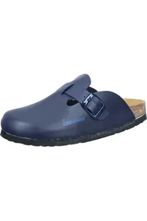 DR. BRINKMANN Clogs Clog aus strapazierfähigen Gewebefasern blau 27