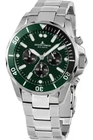 Jacques Lemans Chronograph Herren-Uhren Analog Quarz, Klassikuhr