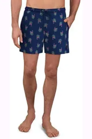 Ceceba Badehose Herren Badehose blau bedruckt (1-St) blau 5