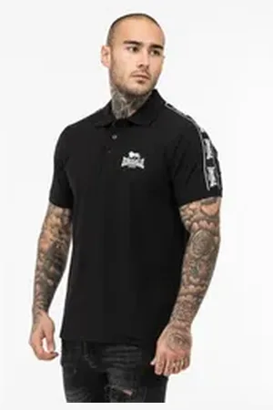Lonsdale London Poloshirt Setter schwarz L