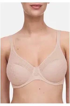 Chantelle Bügel-BH Norah Chic (1-tlg) Bügel-BH - Blickdicht - Extraflache grafische Spitze, Optimaler Halt rosa 80