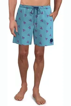 Ceceba Badehose Herren Badehose blau bedruckt (1-St) blau 4