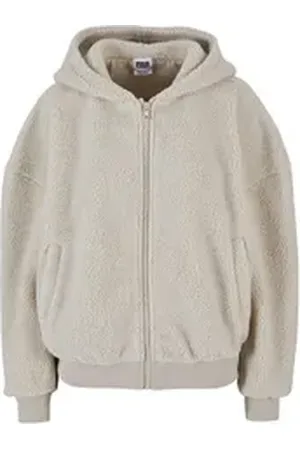Urban classics Sweatjacke Damen Ladies Oversized Sherpa Zip Hoody 4XL