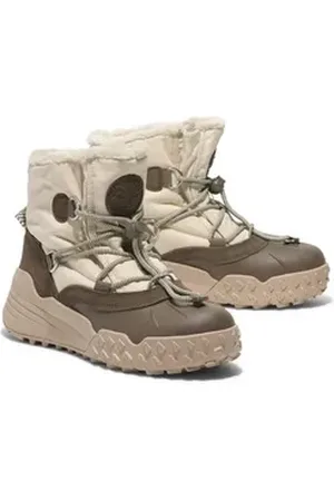 Timberland MORIAH RANGE MID WARM LINED WATERPROOF SNOW BOOT Winterboots Snowboots, Winterstiefel, Winterschuhe, wasserdicht und gefüttert beige 42 EU