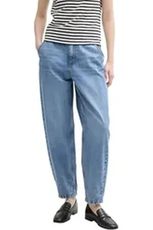 TOM TAILOR Denim 7/8-Jeans mit elastischem Bund blau XS (34)