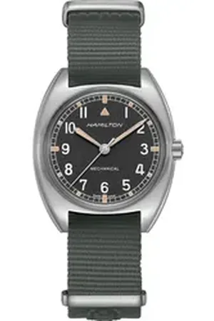 Hamilton Quarzuhr Khaki Pilot Pioneer Mechanische Herrenuhr schwarz