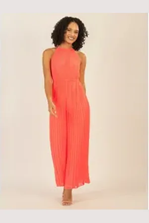 Apart Jumpsuit im Neckholder Stil rosa 46