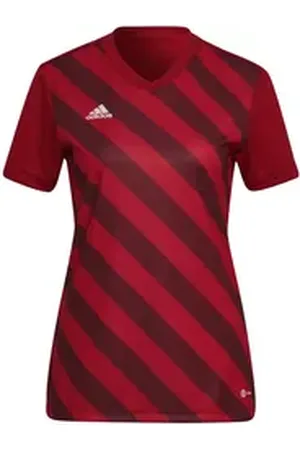 adidas Performance Fußballtrikot Performance Entrada 22 GFX Trikot Damen Teamsport grau|rot M (38-40)