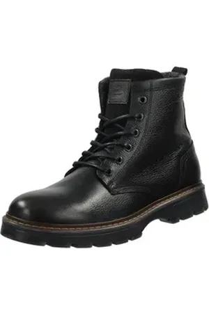 Bullboxer Stiefelette Leder Schnürstiefelette schwarz 42 EU