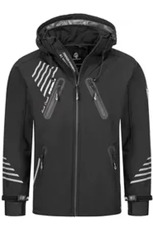 rock creek Softshelljacke Herren Softshelljacke Wanderjacke H-140 schwarz 4XL