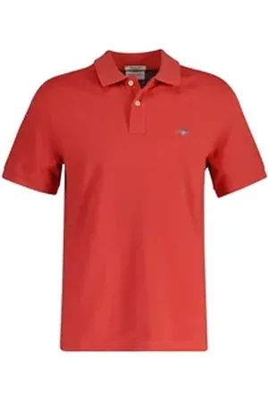 GANT Poloshirt Herren Poloshirt 1er Pack Baumwolle (Packung, 1er Pack) rot XL