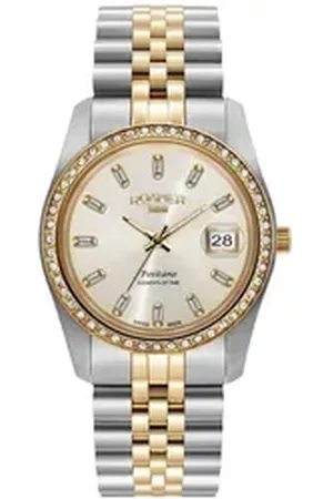 Roamer Schweizer Uhr Positano goldfarben