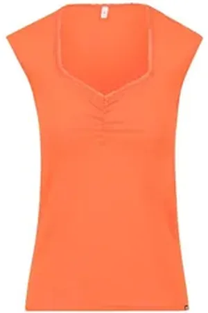 Blutsgeschwister Shirttop - Sommer Top - Let Romance Rule orange S