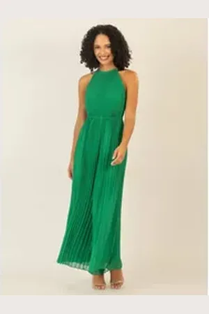 Apart Jumpsuit im Neckholder Stil grün 34