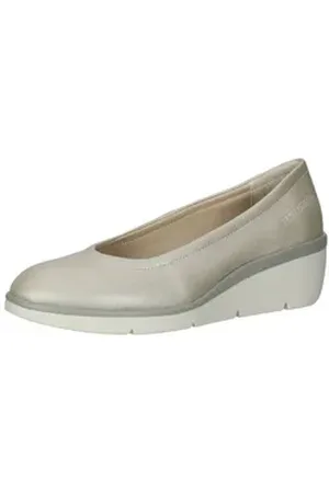Fly London Ballerinas Leder Ballerina silberfarben 42 EU
