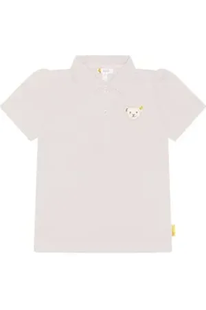 Steiff Poloshirt Poloshirt kurzarm Classic lila 104