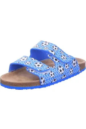 BEMEGA Fußball Pantolette blau 27 EU