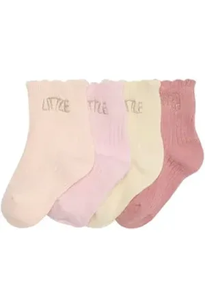 Vertbaudet Socken 4er-Pack Baby Socken LITTLE 4er-Pack blau 15/18