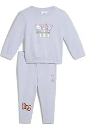 PUMA Jogginganzug x HELLO KITTY AND FRIENDS Minicats Set mit Crewneck Mädchen blau 86