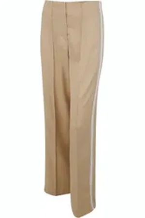 Sportalm Kitzbühel Palazzohose mit Kontraststreifen an der Seite beige|braun 44