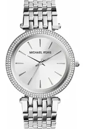 Michael Kors Quarzuhr DARCI MK3190, Armbanduhr, Damenuhr, Glassteine, Edelstahlarmband silberfarben