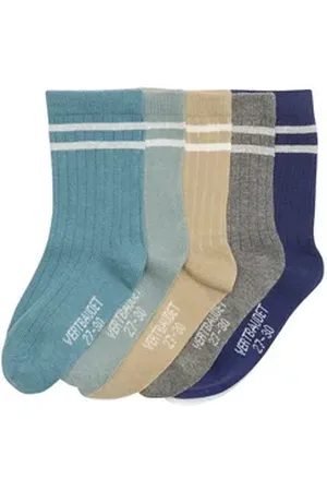 Vertbaudet Socken 5er-Pack Jungen Socken BASICS 5er-Pack blau 27/30