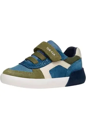 Geox Sneaker Leder/Textil Sneaker blau|braun 25 EU